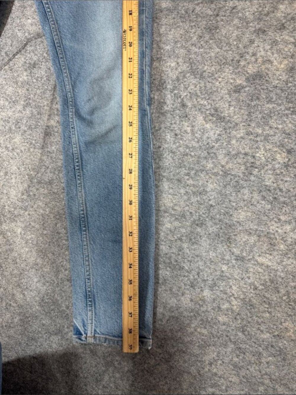 Vintage Polo Ralph Lauren Tompkins Mid Rise Skinny Jeans Light Wash Size 29 - Picture 8 of 16